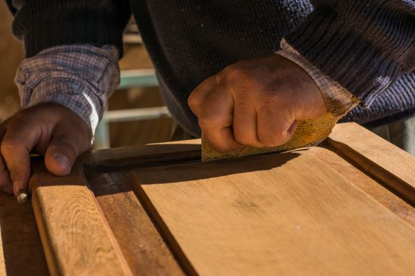 Cabinet Door Sanding